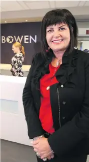  ??  ?? Shannon Bowen-Smed, president and chief executive officer of BOWEN.