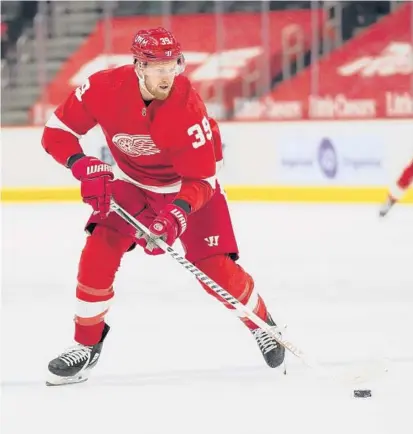  ?? PAUL SANCYA/AP ?? The Capitals acquired 6-foot-5, 234-pound winger Anthony Mantha from the Red Wings at the trade deadline Monday.