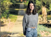  ?? Matthew Jonas / Staff Photograph­er ?? University of Colorado Boulder economics major Roxana Pezeshki is pictured Friday outside her home in Boulder.