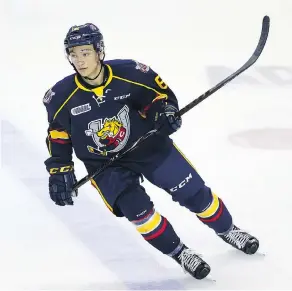  ?? VAUGHN RIDLEY / GETTY IMAGES ?? Barrie’s Ryan Suzuki is trying to take the same path to the NHL as his brother Nick, chosen 13th overall by the Vegas Golden Knights in 2017.