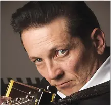  ??  ?? David James and his band Big River pay tribute to Johnny Cash and Waylon Jennings at the Yates Centre on Oct. 12.