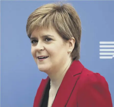  ??  ?? 0 Nicola Sturgeon discussed her issues with the word ‘nationalis­t’ at the Edinburgh Book Festival