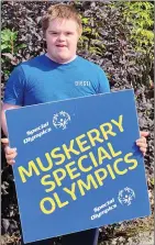  ??  ?? Muskerry Special Olympian John Buckley