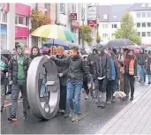  ?? RP-AF: ACHIM BLAZY ?? Neben den Stolperste­inen sind es die Aktionen rund um das Symbol „Engel der Kulturen“, die zu Dialog und Gedenken einladen.