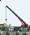  ??  ?? Il cantiere Il luogo dell’incidente mortale sul lavoro avvenuto ieri pomeriggio a La Spezia