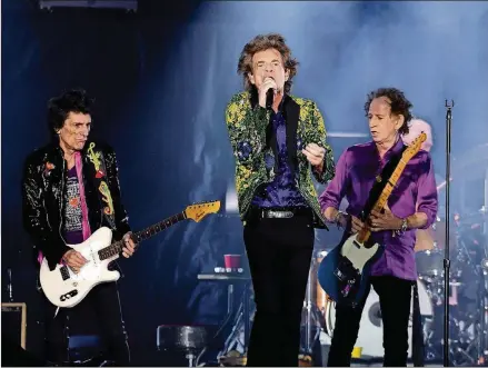  ?? KEVIN WINTER/GETTY IMAGES/TNS ?? The Rolling Stones, shown in California in 2019, have postponed the upcoming leg of their “No Filter” tour, which had dates in Atlanta and Nashville.