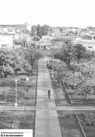  ?? ARCHIVO LA NUEVA. ?? La habilitaci­ón de forma oficial será en la Plaza Belgrano.