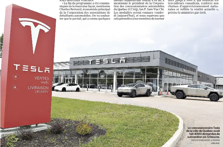 Tesla pourra toucher ses 20 M$ - PressReader