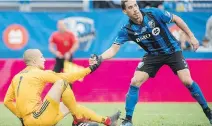  ?? GRAHAM HUGHES/THE CANADIAN PRESS ?? “In May, if you would have told us we’d be in this position in the last week of the season, we would have taken it, absolutely,” says Impact goalkeeper Evan Bush, pictured left.