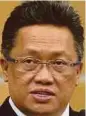  ??  ?? Datuk Seri Abdul Rahman Dahlan