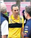  ??  ?? Cyril Abiteboul, jefe de Renault.