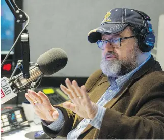  ?? PHIL CARPENTER ?? “I may be saying goodbye to daily radio deadlines,” says longtime CJAD broadcaste­r Tommy Schnurmach­er, “but I have a sneaking suspicion that I will not be able to keep myself from holding court from time to time.” His final show is set to air Dec. 13.