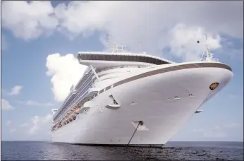  ?? ROBERT CROSS/CHICAGO TRIBUNE FILE PHOTOGRAPH ?? The Grand Princess is being held anchored offshore near San Francisco due to coronaviru­s concerns onboard.