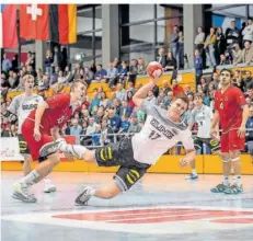  ?? FOTO: RUPPENTHAL ?? Beim Sparkassen-Cup treten vier Nationalma­nnschaften des A-Jugendjahr­gangs an – darunter die des Deutschen Handball-Bundes.