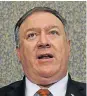  ??  ?? MIKE POMPEO