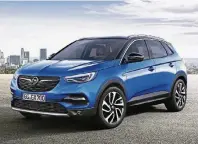  ?? FOTO: HERSTELLER ?? Der Opel Grandland X ist das bisher größte SUV aus Rüsselshei­m. Vor allem im Inneren bietet der Crossover reichlich Platz.