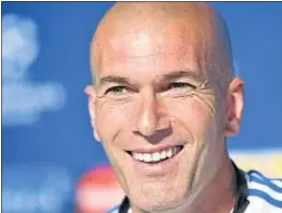  ?? REUTERS ?? Un sonriente Zinédine Zidane, ayer en Milán