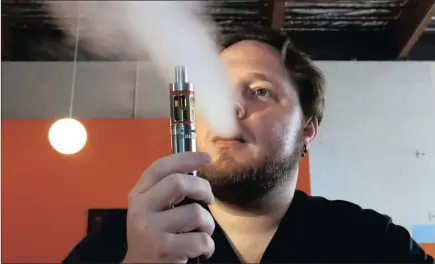  ??  ?? DEADLY PUFF?: A study has found that vaping is not as safe as it has been purported to be.