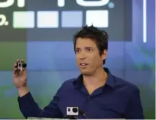  ?? SETH WENIG/THE ASSOCIATED PRESS FILE PHOTO ?? GoPro CEO Nicholas Woodman says the company started lowering prices for its older Hero5 Black cameras due to soft demand.