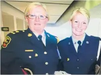  ?? FAMILY PHOTO ?? Nicole Whiteway, right, with her mother, filed a complaint in 2016 accusing an inspector of abusive, misogynist­ic behaviour.