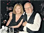  ??  ?? Jann Haworth, left, with Peter Blake in 2007. The Beatles, right, with the Sgt Pepper sleeve in 1967, the year of its release