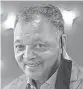  ??  ?? Civil rights leader Jesse Jackson