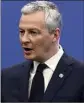  ?? (Photo AFP) ?? Le ministre de l’Économie, Bruno Le Maire, a souhaité que le président américain exprime des regrets.