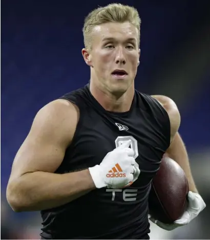  ?? AP PHOTO ?? REPLACING GRONK: Flordia Atlantic tight end Harrison Bryant will likely be drafted in the second round, along with other top tight end prospects.