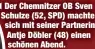  ?? ?? Der Chemnitzer OB Sven Schulze (52, SPD) machte sich mit seiner Partnerin Antje Döbler (48) einen schönen Abend.