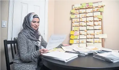  ?? BERNARD WEIL TORONTO STAR FILE PHOTO ?? Maybe I’m old school, but writing things down on paper is the number one way I stay organized, Uzma Jalaluddin says.