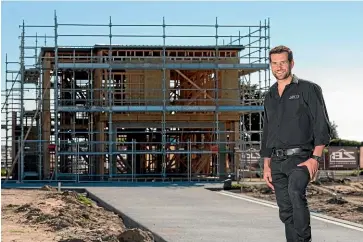  ??  ?? Rik Flowerday from ZB Homes says Tauranga needs to embrace medium-density living.