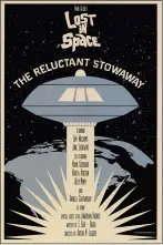  ??  ?? Juan’s poster work for the first episode from Lost in Space depicts the Jupiter 2 space ship leaving Earth.