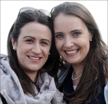  ??  ?? Lisa Furlong and Jeanette O’Neill enjoying the races on Saturday.