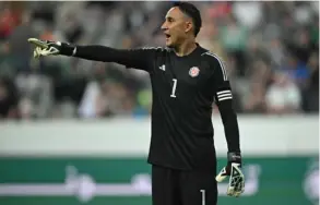  ?? oLI sCarFF. ?? Keylor Navas estará con la Selección de Costa Rica en el repechaje para la Copa América 2024, pero se desconoce su futuro con la Nacional tras los partidos de marzo.