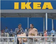  ?? Picture: AP ?? Customers outside IKEA's first Indian store in Hyderabad last year. It plans to open a store in New Zealand in coming years.