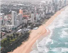  ??  ?? Sentiment on the Gold Coast remains positive despite a forecast drop in housing prices in Sydney and Melbourne.