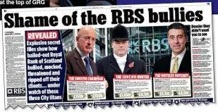  ??  ?? EXCLUSIVE: The Mail on Sunday revealed keys points of the secret report last week