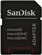  ??  ?? You can use microsd cards in SD slots - simply insert them into an adapter like this