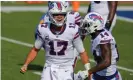  ??  ?? Josh Allen’s Bills look set for the playoffs after an impressive start to the season. Photograph: Timothy T Ludwig/ Getty Images