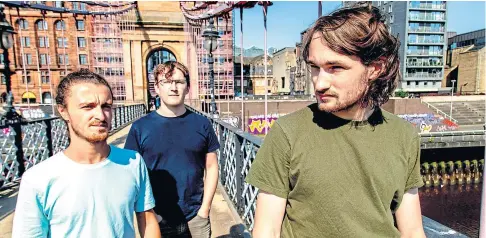  ?? ?? BIG STAGE: The Fergus McCreadie Trio are fresh from playing at COP26 in Glasgow.