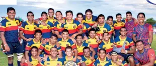  ??  ?? The First XV team, went on to win the U-20 7s title after 40 years