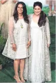  ??  ?? Anita Dongre with Kareena Kapoor Khan at the Lakme Fashion Week 2017