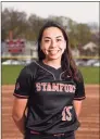  ?? Tyler Sizemore / Hearst Connecticu­t Media ?? Stamford pitcher Kim Saunders.