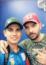  ?? TWITTER ?? Yuvraj Singh is impressed by Shubman Gill’s temperamen­t. n
Agence France-presse