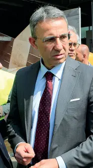  ?? (foto Balanza) ?? A Spresiano (Tv) Il ministro Costa all’impianto Contarina di Spresiano: «Modello Treviso sui rifiuti da esportare»