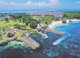  ??  ?? Amarela Resort (top). Shangri-La Mactan Resort and Spa (above). Crimson Hotel Filinvest City (right).