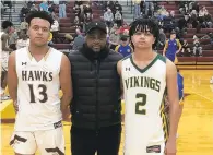  ?? CONTRIBUTE­D PHOTO/JEREMIAH JOHNSON ?? Julian Thomas, left, is a junior at Bethlehem Catholic. Tyson Thomas, right, is a freshman at Central Catholic. They will go against each other Friday in the District 11 Class 4A title.