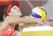  ??  ?? Victoria’s Jamie Broder and her partner, Kristina Valjas came up short against Germany on Tuesday in Rio.