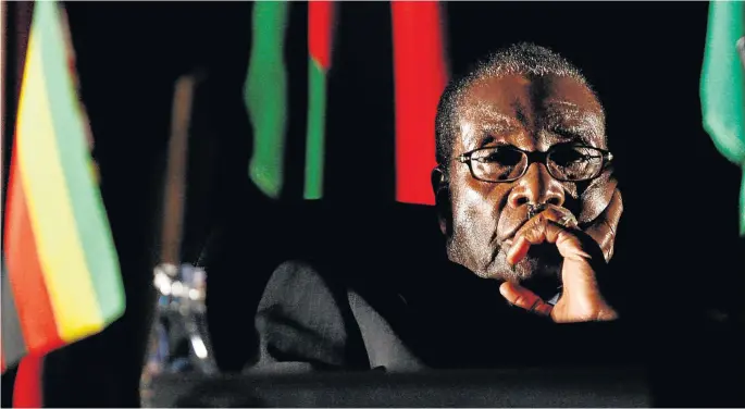  ?? Picture: Reuters/ Mike Hutchings ?? LAST OF HIS KIND? Robert Mugabe was a scholarly boy who became an idealistic young man, then a tyrannical elder and one of the last of Africa’s strongmen.