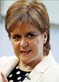  ??  ?? No excuses: Sturgeon ‘failed to energise economy’